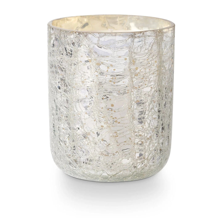 Illume Holiday Balsam & Cedar Small Boxed Crackle Glass Candle