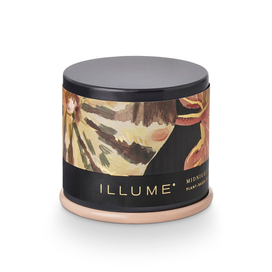 Illume Holiday Midnight Pumpkin Demi Vanity Tin Candle