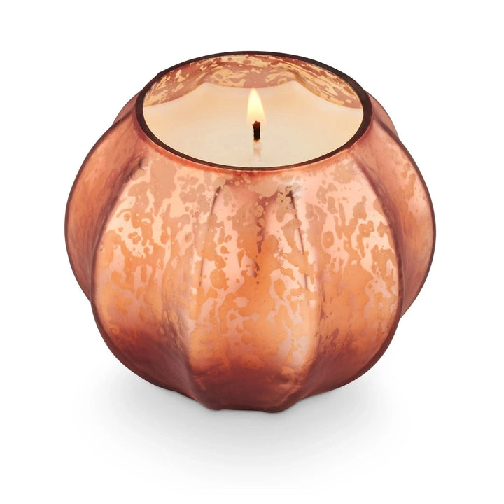 Illume Holiday Midnight Pumpkin Mercury Pumpkin Candle - Copper