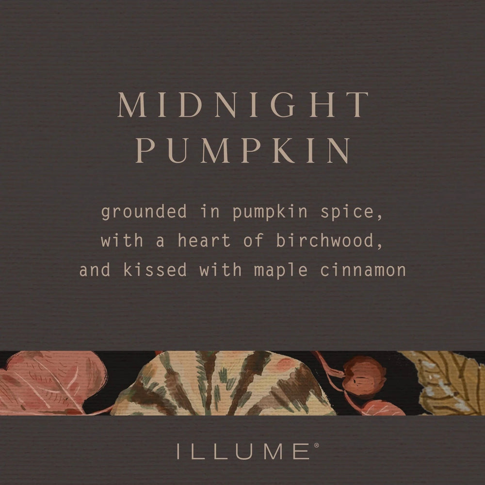 Illume Holiday Midnight Pumpkin Vanity Tin Candle