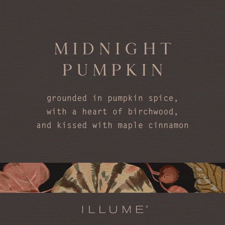 Illume Holiday Midnight Pumpkin Vanity Tin Candle