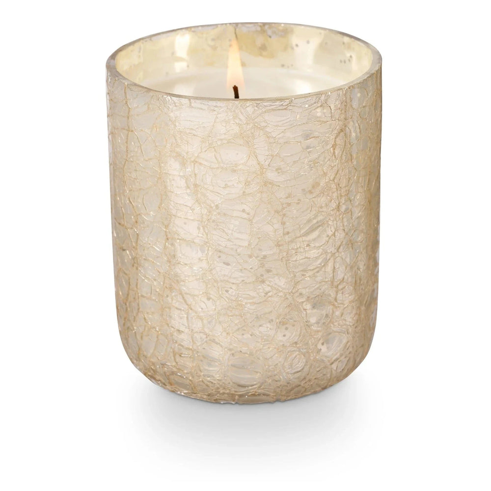 Illume Holiday Winter White Small Radiant Glass Candle