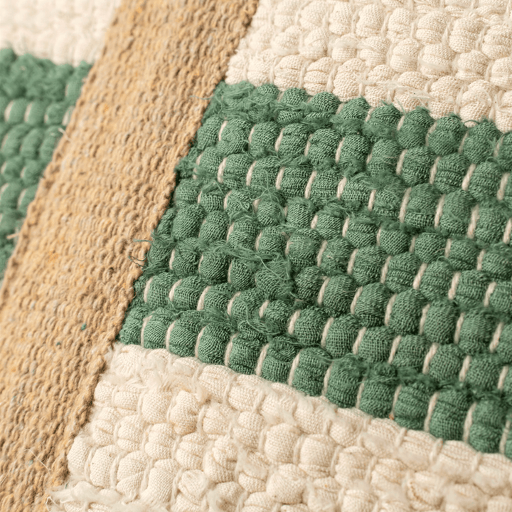 Indaba Fashion Beach Stripe Basket Tote, Seagreen