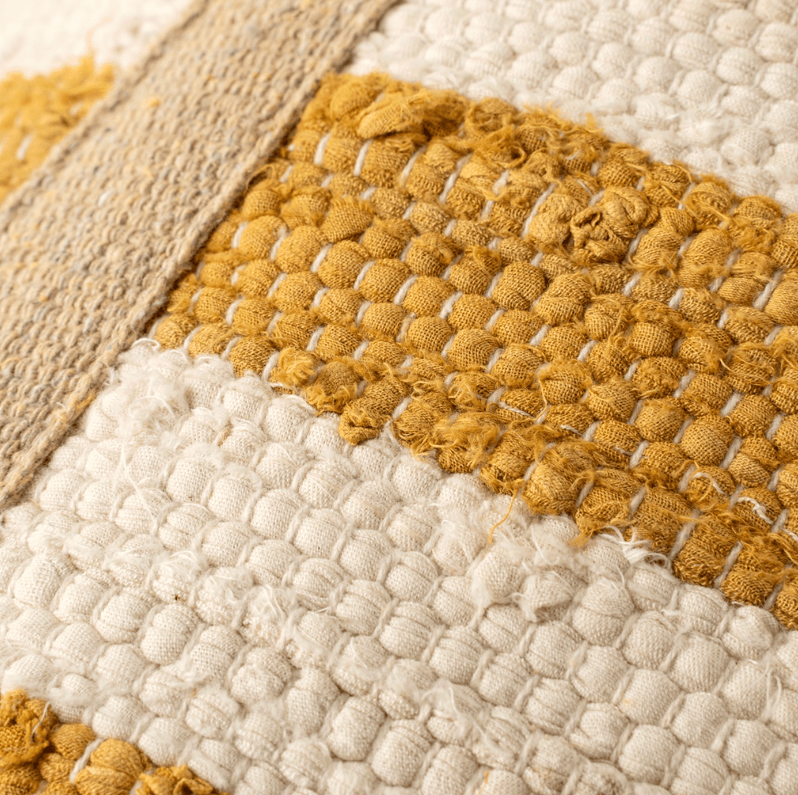 Indaba Fashion Beach Stripe Basket Tote, Sunflower