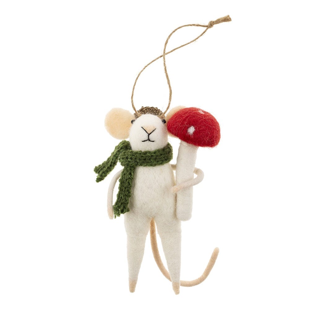 Indaba Holiday Foraging Franklin Mouse Holiday Ornament
