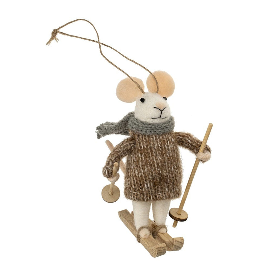Indaba Holiday Off-Piste Octavia Mouse Holiday Ornament