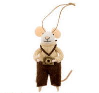 Indaba Holiday Photographer Philip Mouse Holiday Ornament