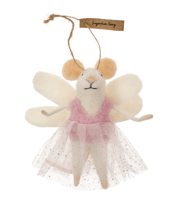 Indaba Ornaments Sugarplum Fairy Mouse Ornament