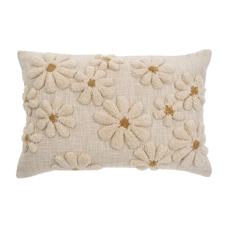 Indaba Pillow Tufted Daisy Pillow 16x24