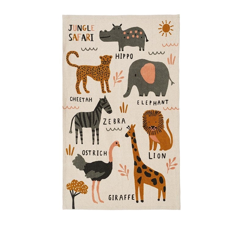 Indaba Rug Jungle Safari Kids Rug - 2.5x4