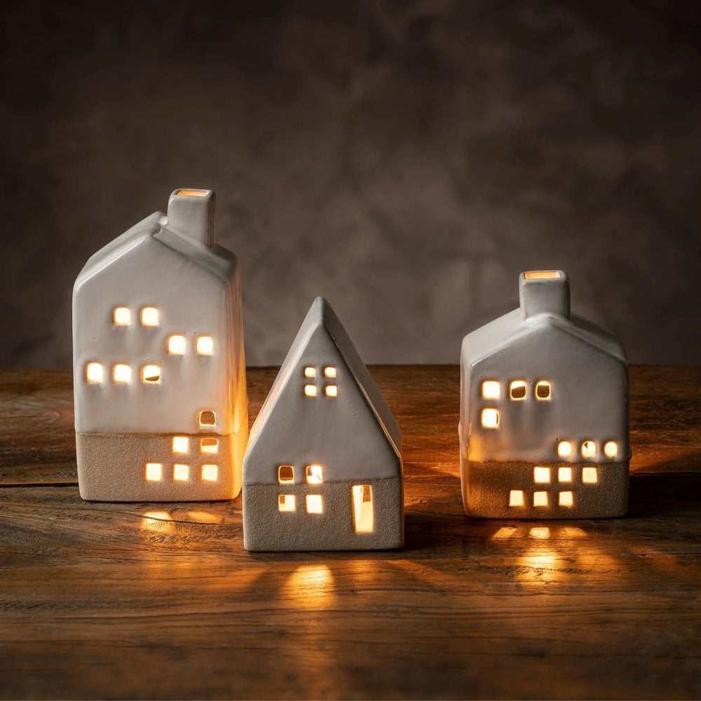 Indaba Tealights Ceramic Tealight House