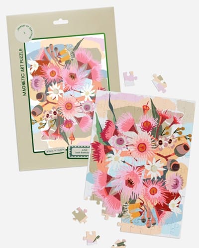 Ingram Publisher Servess Gifts Flowering Gum Magnetic Puzzle – 100 piece Fridge Puzzle