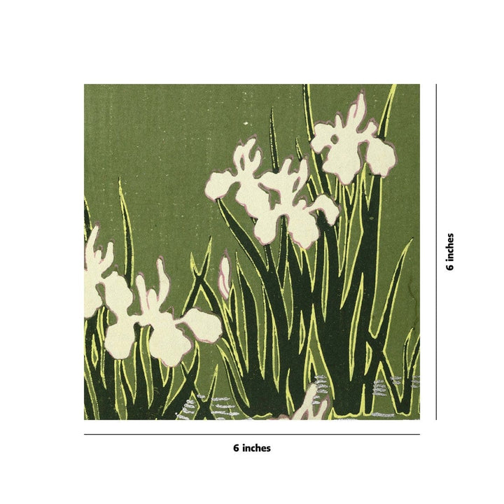 Ingram Publisher Servess Gifts Origami Paper 100 sheets Japanese Flowers 6"