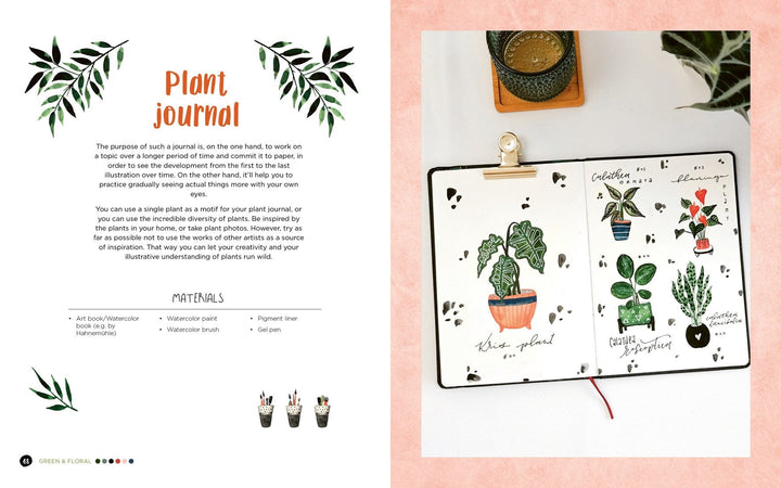 Ingram Publisher Servess Gifts Watercolor & Hand Lettering: Step-by-step techniques for modern illustrated calligraphy