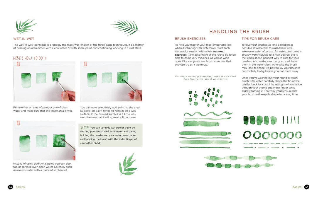 Ingram Publisher Servess Gifts Watercolor & Hand Lettering: Step-by-step techniques for modern illustrated calligraphy