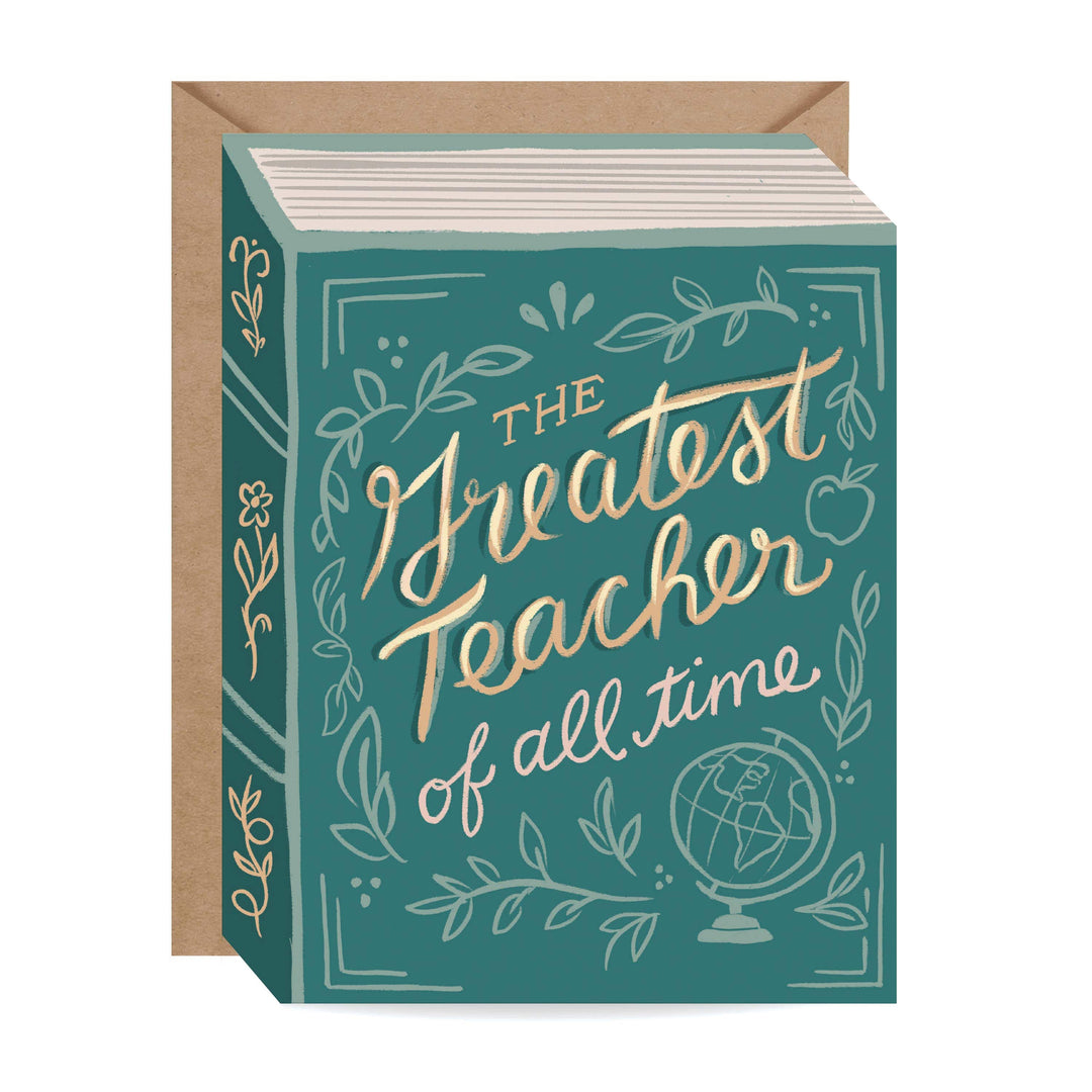 Inklings Paperie Cards Greatest Teacher Card