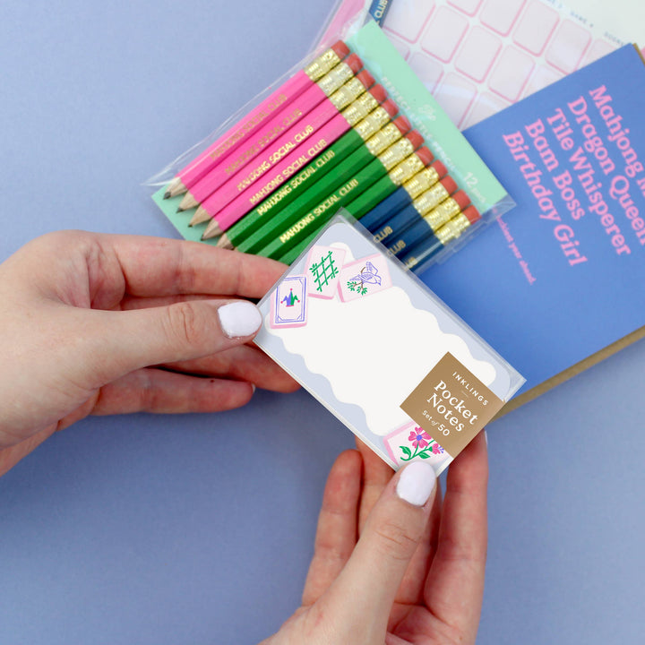 Inklings Paperie Cards Pocket Notes™ - Mahjong
