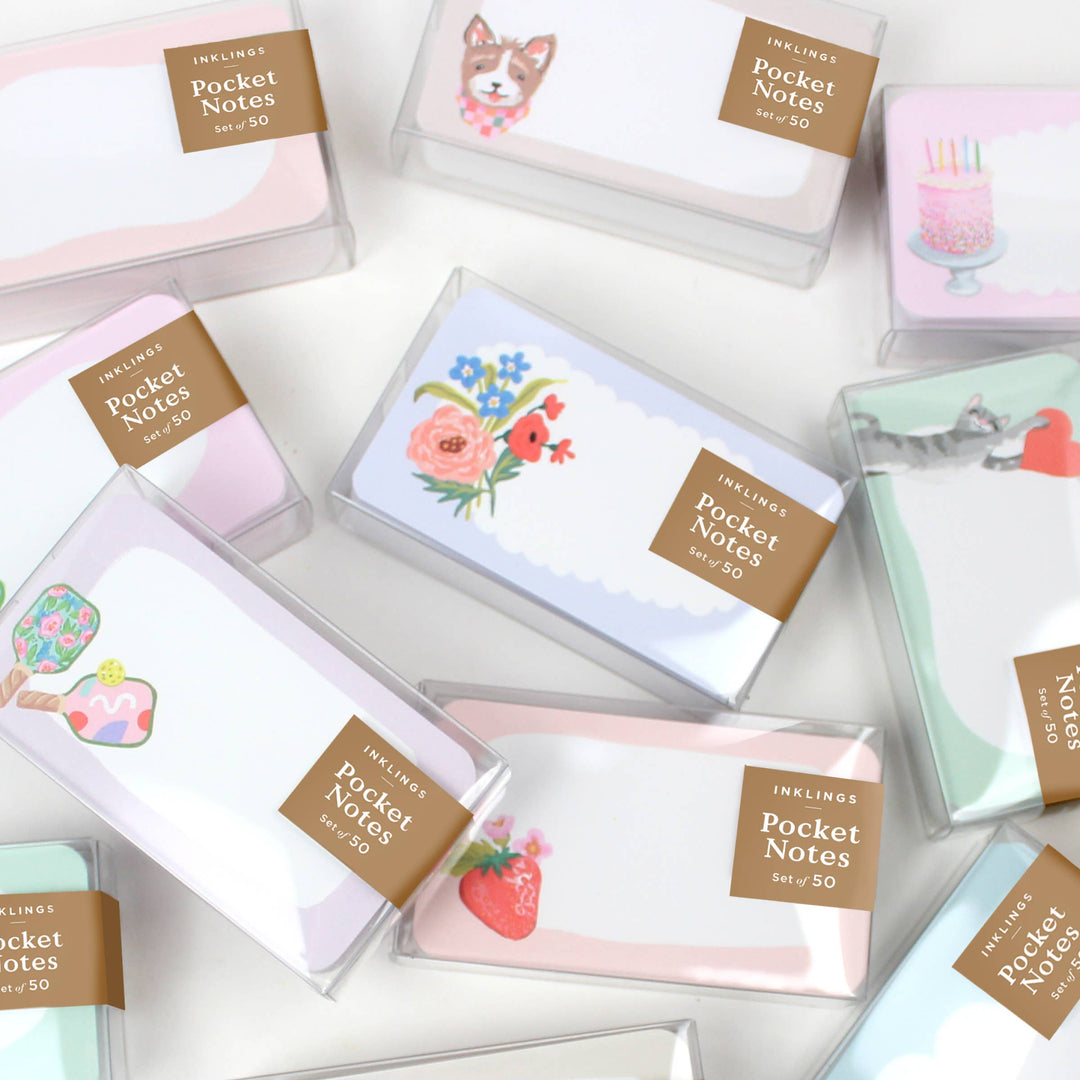 Inklings Paperie Cards Pocket Notes™ - Mahjong