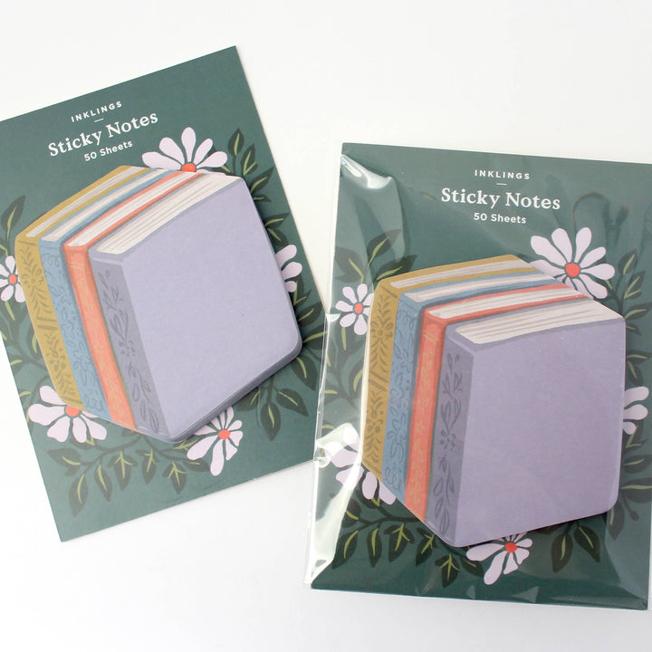 Inklings Paperie paper Sticky Notes - Book Stack