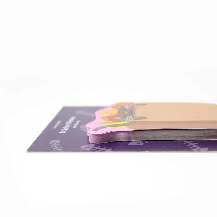 Inklings Paperie paper Sticky Notes - Grocery Kitten