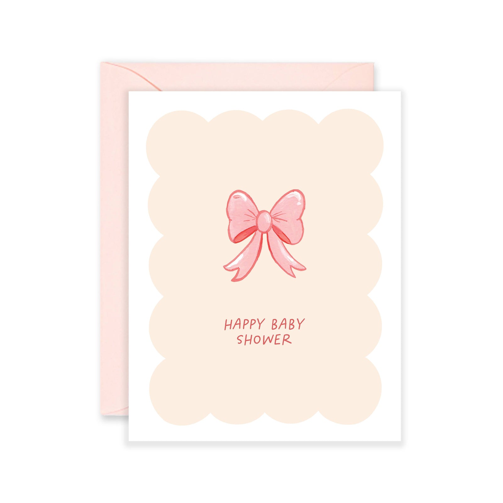 Isabella MG Cards Baby Shower Bow - New Baby Greeting Card