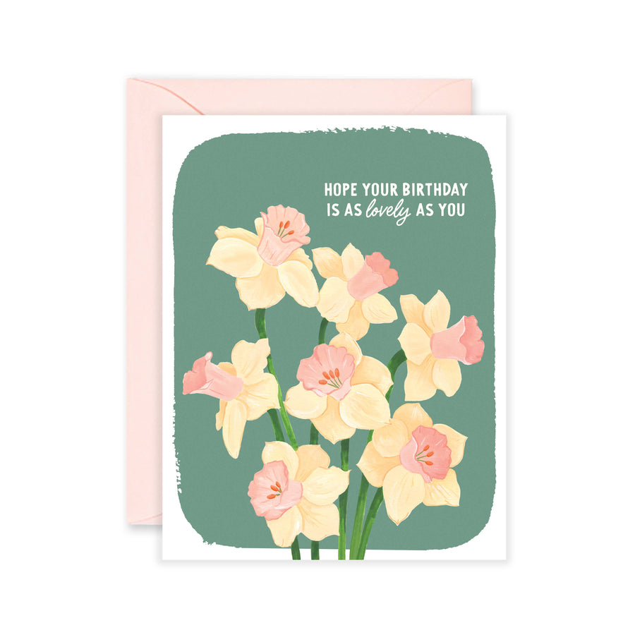 Isabella MG Cards Birthday Lovely As You - Flower Card & Birthday Card