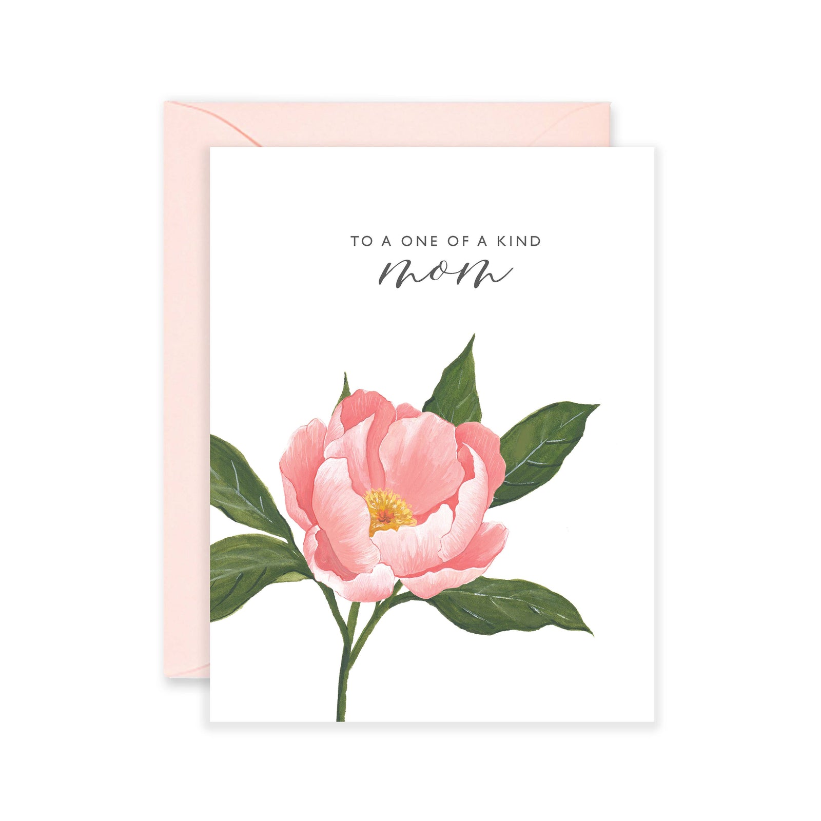Isabella MG Cards One Of A Kind Mom Peony - Mother's Day Card