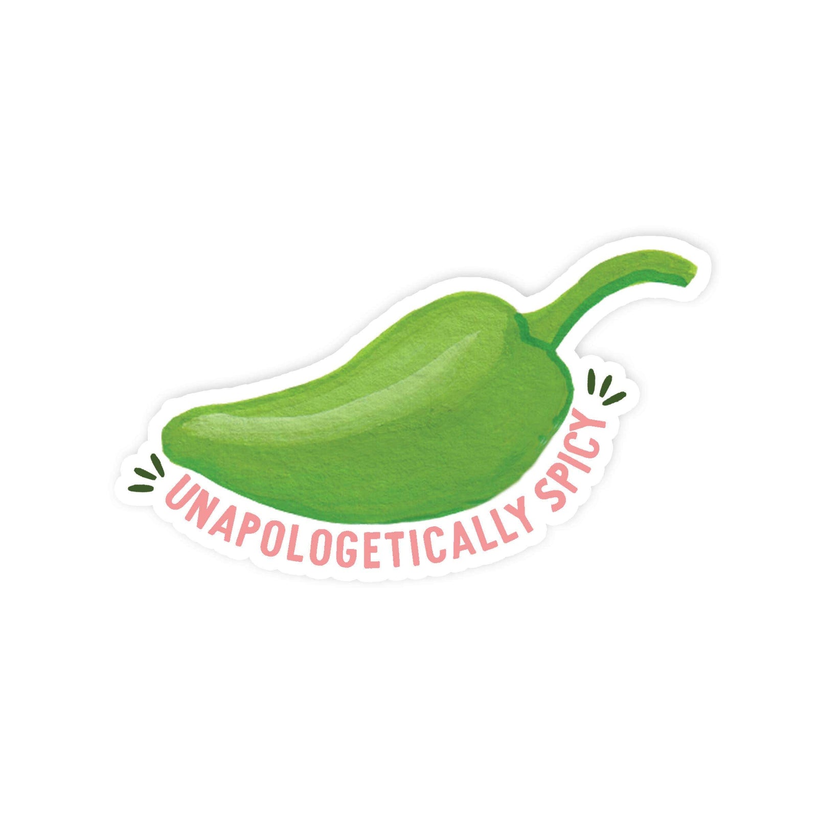 Isabella MG Cards Unapologetically Spicy Jalapeno Vinyl Sticker