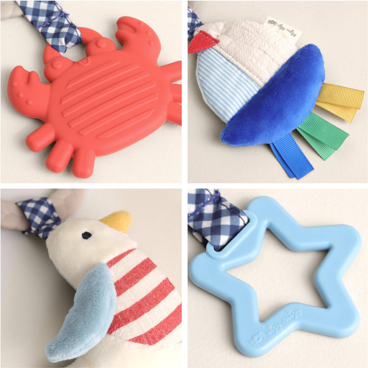 Itzy Ritzy Baby Bitzy Busy Ring™ Teething Activity - Nautical