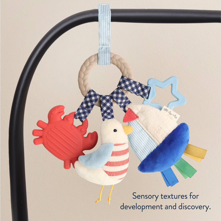 Itzy Ritzy Baby Bitzy Busy Ring™ Teething Activity - Nautical