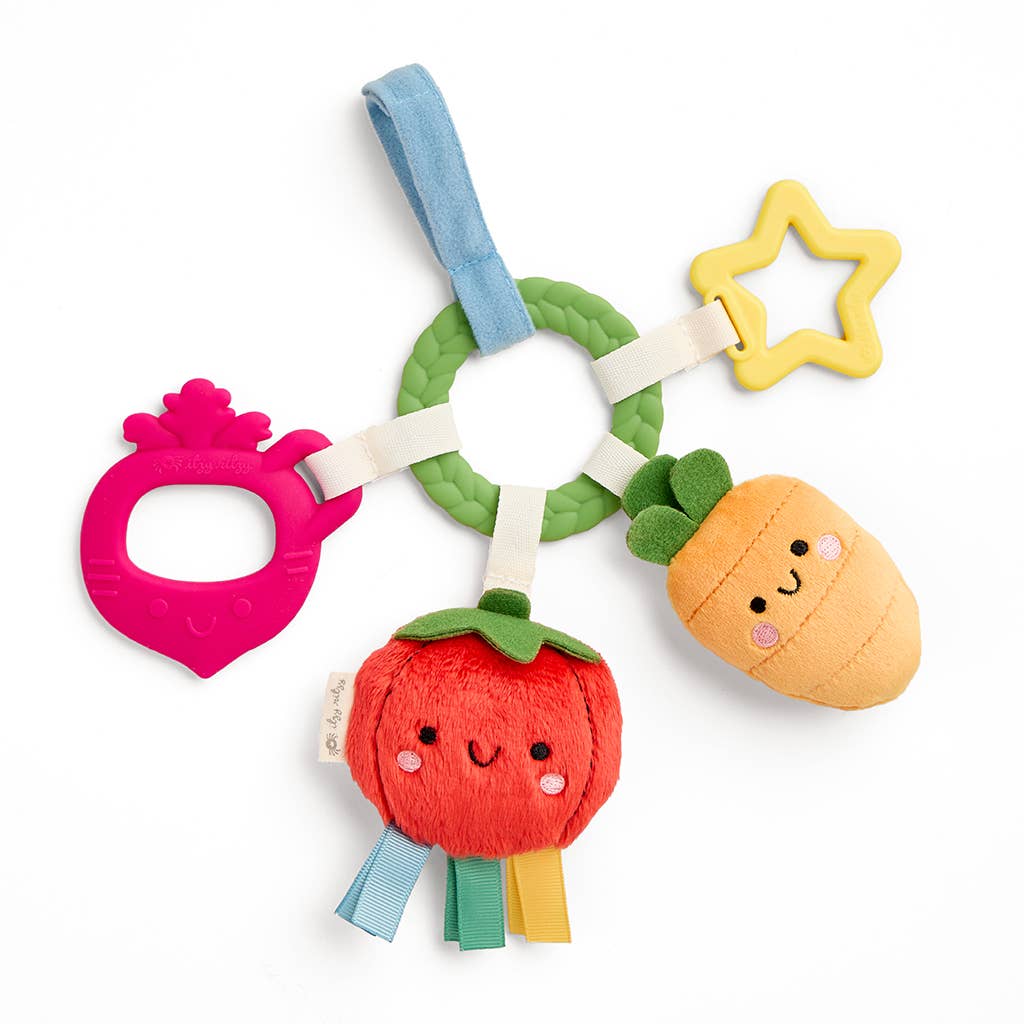 Itzy Ritzy Baby Bitzy Busy Ring™ Teething Activity Toy - Veggies