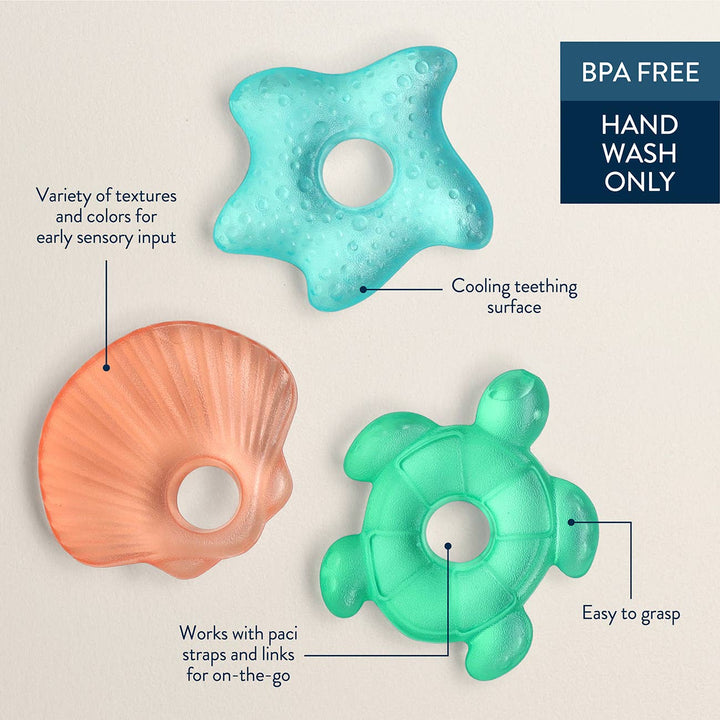 Itzy Ritzy Baby Cutie Coolers™ Silly Foods Water Filled Teethers (3-pack)