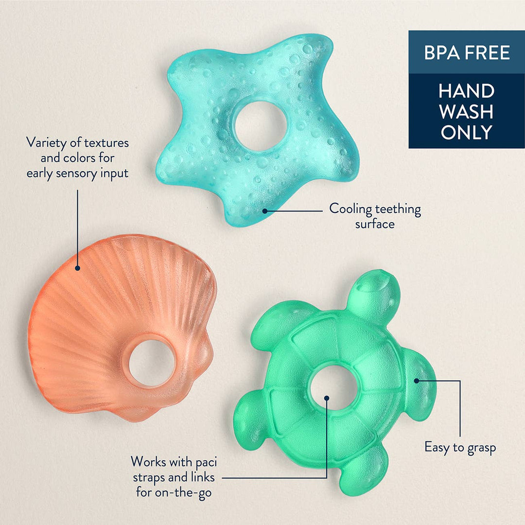 Itzy Ritzy Baby Cutie Coolers™ Water Filled Teethers (3-pack)