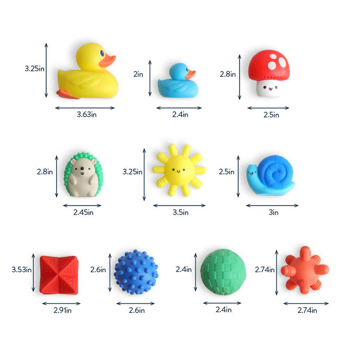 Itzy Ritzy Baby Itzy Splash Gift Set™ Soft Bath Toys