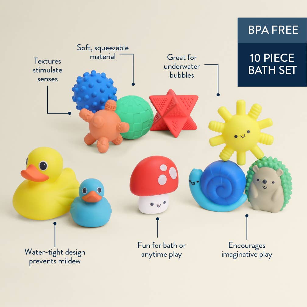 Itzy Ritzy Baby Itzy Splash Gift Set™ Soft Bath Toys
