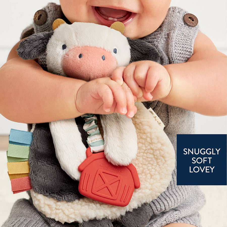 Itzy Ritzy Baby Toy Cow Itzy Friends Lovey™ Plush