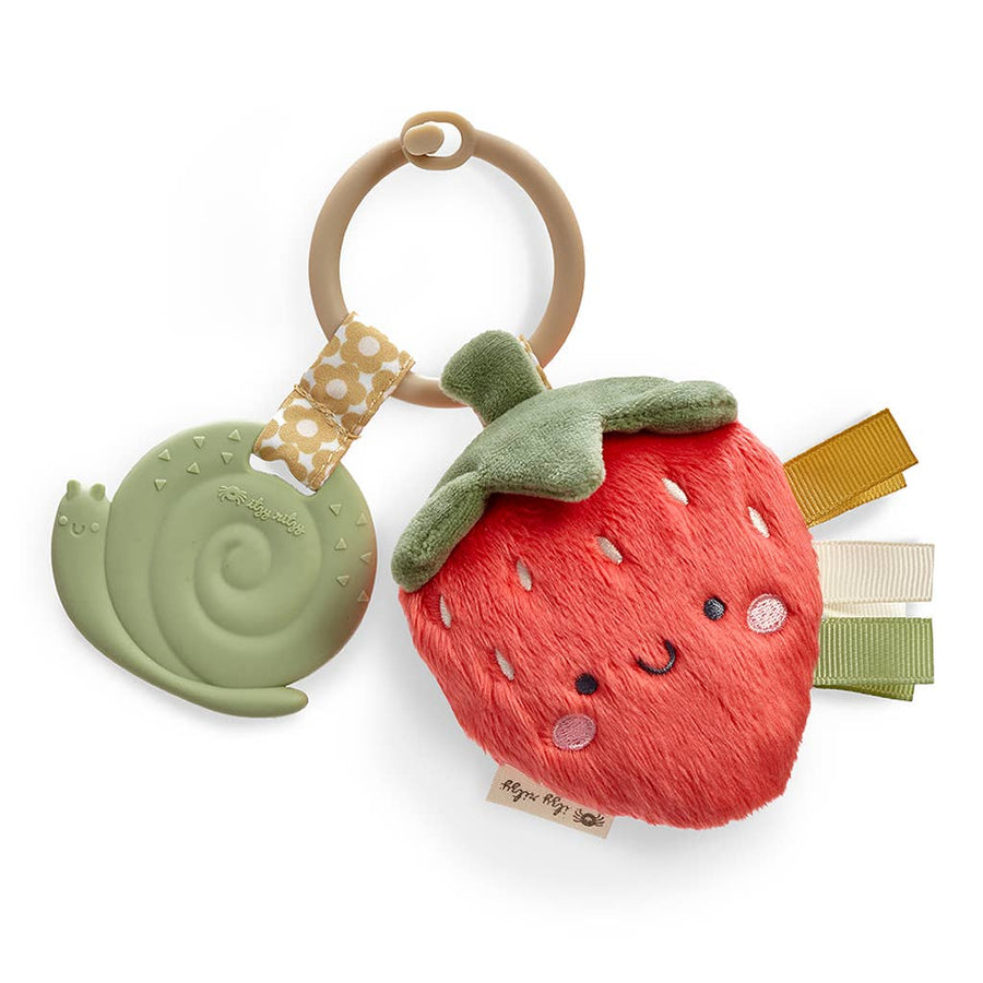 Itzy Ritzy Baby Toy Strawberry & Snail Itzy Pal™ Plush + Teether