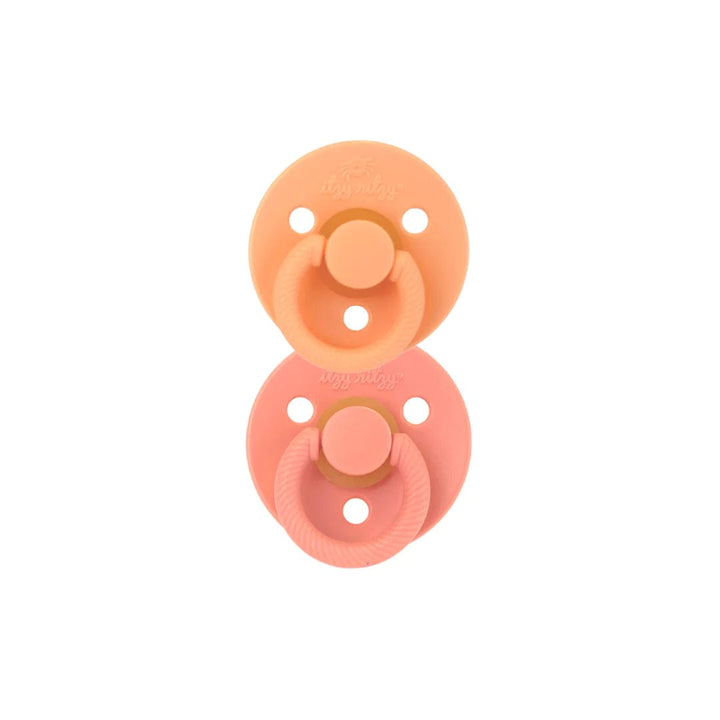 Itzy Ritzy Pacifier Itzy Soother™ Natural Rubber Pacifiers - Apricot or Terracotta