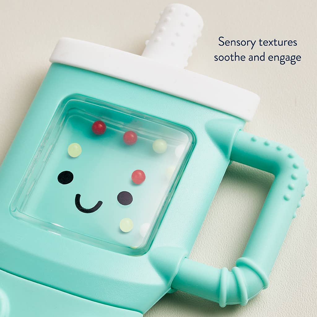 Itzy Ritzy Sweetie Shake Plus™ - Teething + Rattle Toy: Sushi