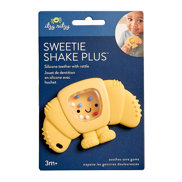Itzy Ritzy Sweetie Shake Plus™ - Teething + Rattle Toy: Sushi