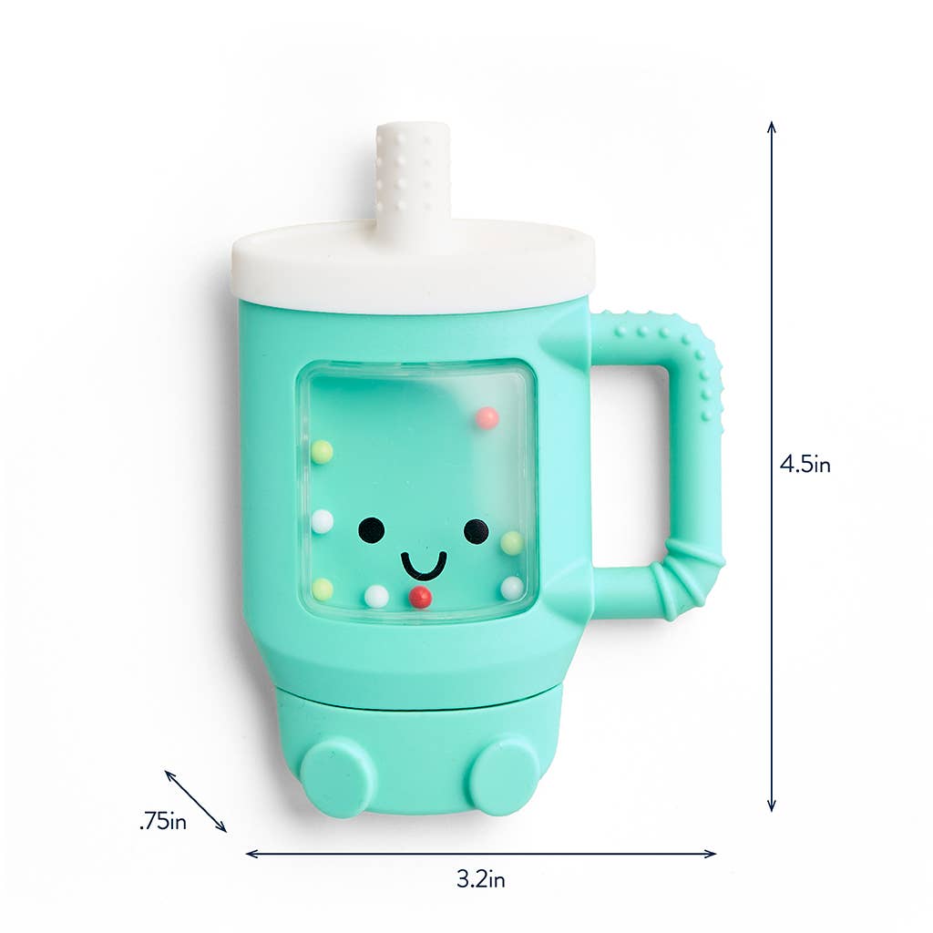 Itzy Ritzy Sweetie Shake Plus™ - Teething + Rattle Toy: Sushi