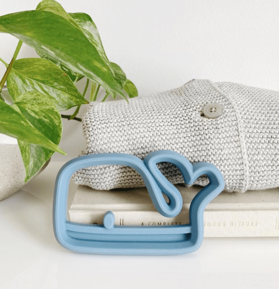 Itzy Ritzy Teether Chew Crew™ Silicone Baby Teethers - Whale