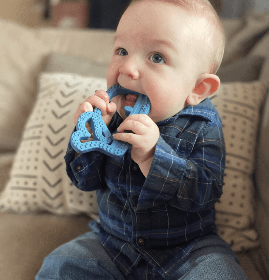 Itzy Ritzy Teether Chew Crew™ Silicone Baby Teethers - Whale
