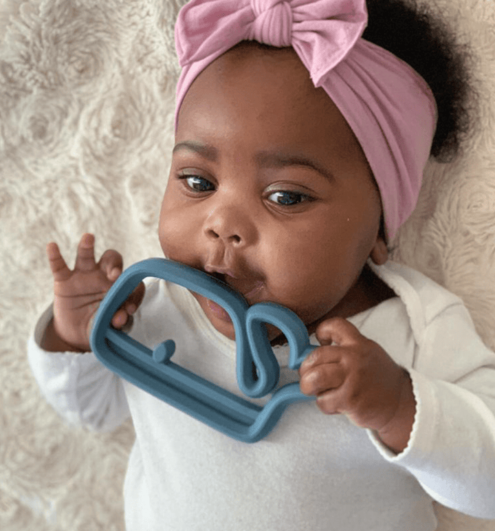 Itzy Ritzy Teether Chew Crew™ Silicone Baby Teethers - Whale