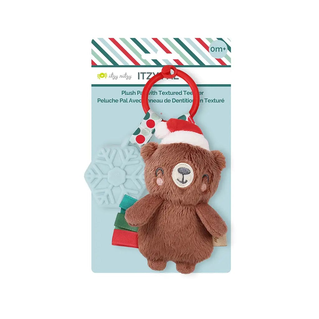 Itzy Ritzy Teether Holiday Bear Itzy Pal™ Plush + Teether