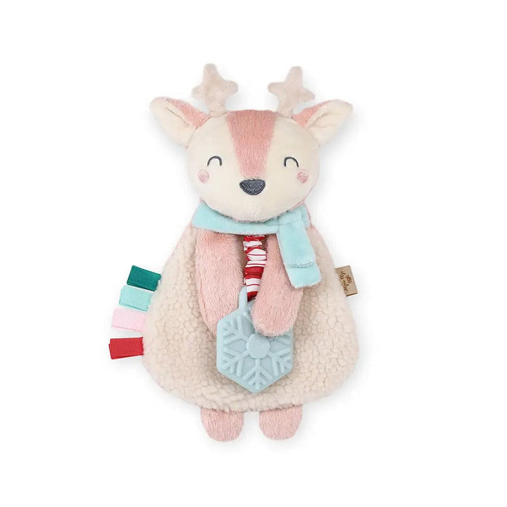 Itzy Ritzy Teether Itzy Lovey™ Holiday Pink Reindeer Plush + Teether Toy