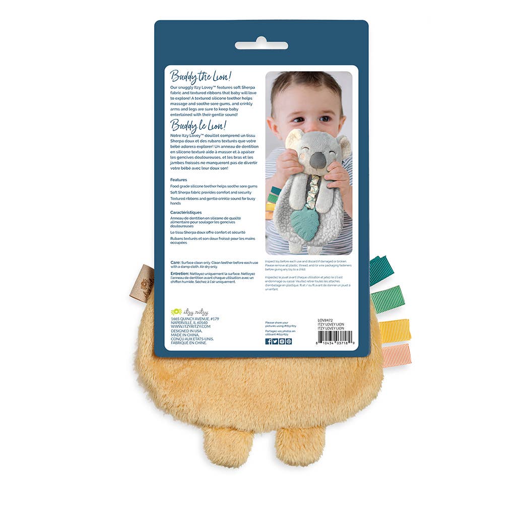 Itzy Ritzy Teether Itzy Lovey™ Lion Plush + Teether Toy