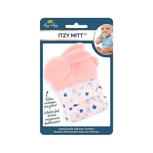 Itzy Ritzy Teether Itzy Mitt™ Silicone Teething Mitts - Bunny