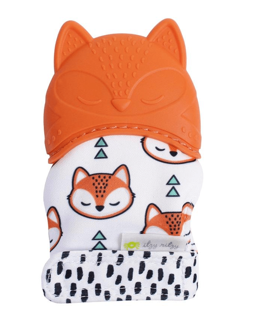 Itzy Ritzy Teether Itzy Mitt™ Silicone Teething Mitts - Fox