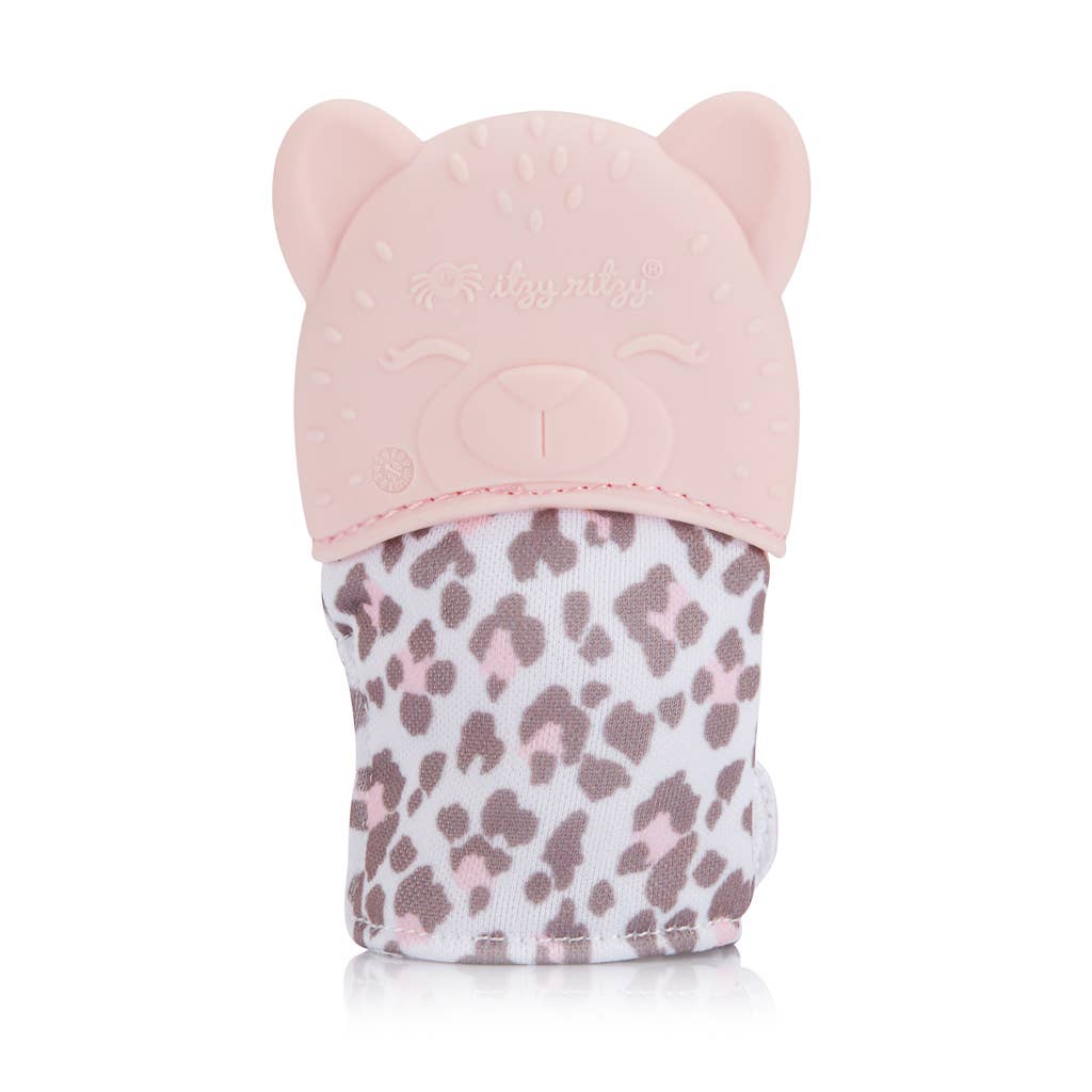 Itzy Ritzy Teether Itzy Mitt™ Silicone Teething Mitts - Leopard